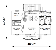 In fact, they're often referred to as cottage. House Plan 64595 Country Style With 1311 Sq Ft 3 Bed 2 Bath
