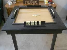 How To Build A Dominoes Table Domino Table Wood Table Solid Wood Table
