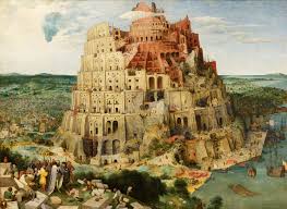 E o gênesis chama a atenção para a habilidade que possuíam de fabricar materiais de construção, especialmente tijolos (não só tijolos, mas também a roda, o arco e o calendário). The Tower Of Babel Bruegel Wikipedia