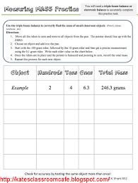 Kate S Science Classroom Cafe Measuring Mass Worksheet And Flipchart Freebie Measuring Mass Chemistry Classroom Science Classroom