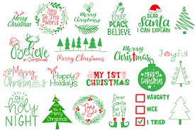 Download icon font or svg. Christmas Graphic By Carrtoonz Creative Fabrica