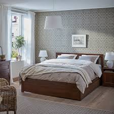 Dafür werden von vielen kunden schweres schleppen. Songesand Bettgestell Mit 2 Kasten Braun Ikea Deutschland