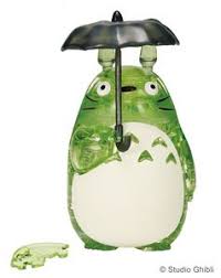 Assemble a building from your favorite city or move scene. 3d Jigsaw Puzzle Crystal Puzzle Totoro Green Puzzle Hobbysearch Toy Store