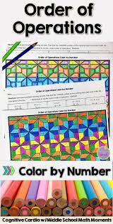 Try This Self Checking Color By Number To Help Your Math Students Practice Using Order Of O Order Of Operations Middle School Math Teaching Middle School Maths