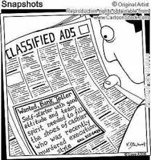 Newspaper Advertisements ...