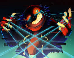 Blue eyes glowing eyes hood sans smile teeth. Error Sans Wallpapers Wallpaper Cave
