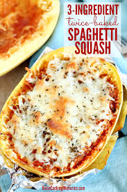 3 Ingredient Twice Baked Spaghetti Squash Recipe Home Cooking Memories