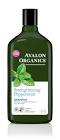 Organics Strengthening Shampoo - Peppermint - 325ml Avalon