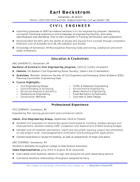 If You Re Just Starting Your Civil Engineering Career Check Out This Entry Level Civil Engineer Resume Sample Resume Planner Internet