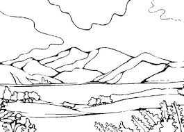 Welcome back the warm weather with these spring coloring sheets. Mountains View Landscapes Coloring Pages Bulk Color