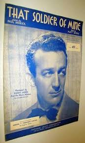 That Soldier of Mine: Sheet Music for Piano and Voice with Guitar Chords