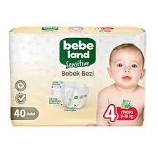 bebeland sensitive bebek bezi maxi 4 numara 40 adet cepte sok