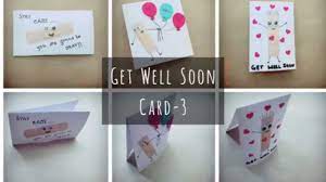 Make a get well soon card with a touch of humour to help friends and loved ones get back on their feet as soon as possible. Get Well Soon Card 3 Craft For Kids Easy Diy Cards For Kids Diy Greeting Card Youtube