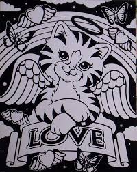 Lisa Frank Velvet Angel Kitty Folder Never Used Color W Markers Rare Htf 12 99 Lisafrank Lisafrankfolder Lisafran Lisa Frank Coloring Books Coloring Pages