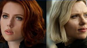 Black widow's changing looks can be seen in the image above, spanning from her debut in iron man 2 and ticking off all also hello there new black widow suit. Conan Confronts Scarlett Johansson Over Red Hair Cnn Video