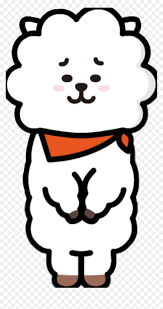 Add a photo to this gallery. Freetoedit Bt21 Rj Bt21rj Bts Jin Alpaca Bt21 Drawing Easy Rj Hd Png Download Vhv