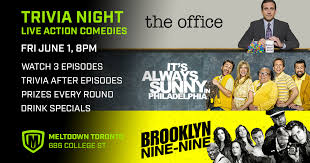 In a nutshell, brooklyn 99 is more of a comedy. Trivia Night Brooklyn Nine Nine The Office Always Sunny Free Prizes