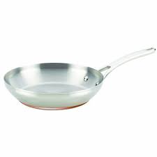 Amazon Com Anolon Nouvelle Copper Stainless Steel 10 1 2 Inch French Skillet Kitchen Dining Anolon Stainless Steel Stainless