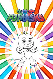 Then, you can stick it on the wall in your room to decorate. Coloring Pages Game For Pj Masks Catboy For Android Apk Download