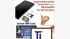 We will check and confirm what network your phone was/is currently running and cost associated with unlocking it. Iphone Network Unlocking Kits Rsim Heicard Nairobi Central