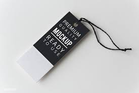Download Premium Psd Of Price Tag Mockup 295683 Hang Tag Design Business Card Mock Up Mockup