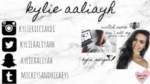 Dazzle your followers with animated end cards! How To Make A Youtube End Card Outro Tutorial Kylie Aaliyah Youtube