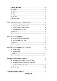 Soal mid pai kls 7 dan 8 semester 2 th. Daftar Isi Buku Pai Kelas 7