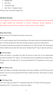 Conversion chart from s to min. Tm 800u1 Mobile Radio User Manual Features And Operation Shenzhen Hyt Science Technology