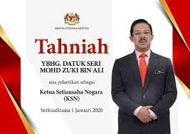 Ismail bin haji bakar ke utm. Jab Perdana Menteri On Twitter Sekalung Tahniah Diucapkan Kepada Ybhg Datuk Seri Mohd Zuki Bin Ali Diatas Pelantikan Sebagai Ketua Setiausaha Negara Berkuatkuasa 1 Januari 2020 Zukiali Https T Co Mseviaau17