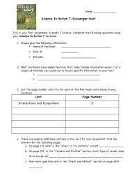Howmany chapters are in this book? Science In Action 7 Scavenger Hunt Pdf