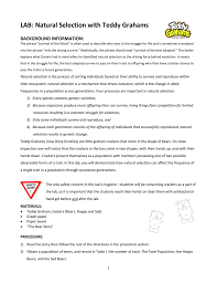 Prior knowledge questions (do these before using the gizmo.) the peppered moth (biston betularia) is a organisms change over time. Teddy Graham Lab