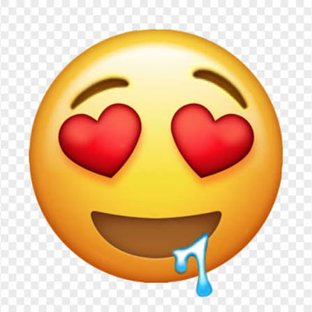 Yellow Emoji Heart Eyes Falling In Love PNG — Free Transparent | CityPNG