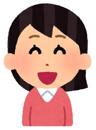 笑う女性のイラスト（5段階） | かわいいフリー素材集 いらすとや