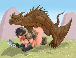Post 746340: Dragonborn Flick_(artist) Nord Skyrim The_Elder_Scrolls dragon