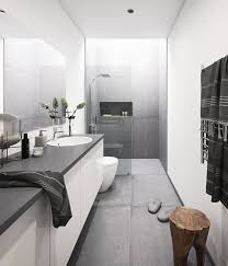 En rénovation ou construction, l'agencement d'une salle de bains doit tenir compte si votre salle de bains excède les 5 m², vous pouvez également y intégrer une buanderie ou un wc. 89 Design De Salle De Bain En Gris Et Blanc Tendances Pour 2019