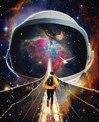 The bottom image has the dwarf galaxies which can only be seen in the southern hemisphere. Nasa Astronaut Space Art Art White Art Painting