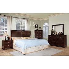 Dark Wood Bedroom Furniture Set From Interspec Aaron S Wood Bedroom Furniture Sets Bedroom Sets Bedroom Set