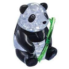 3d crystal baby panda puzzle · a cute translucent, 3d crystalline puzzle with 53 unique interlocking pieces · take puzzling to a whole new dimension, fun to work . Illusion Shop 3d Puzzle Panda Puzzles 3d Puzzle Panda These 3d Puzzles Are Awesome To Play With While Being Quite Challenging To Put Together When Fully Assembled They Could Also Make A