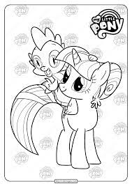Princess twilight sparkle coloring pages pony my little friendship. Printable Mlp Twilight Sparkle Pdf Coloring Pages