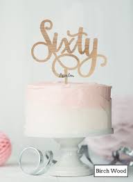 Now you can wish birthday with age number. Sixty Swirly Font 60th Birthday Cake Topper Lissielou
