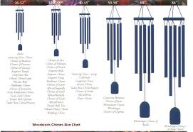 These big boys add an interesting appeal. Woodstock Windchime Size Chart