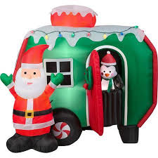 The perfect outdoor decor is waiting! Inflatable Santa Clause Christmas Decor Walmart Com Inflatable Christmas Decorations Christmas Inflatables Outdoor Christmas Decorations