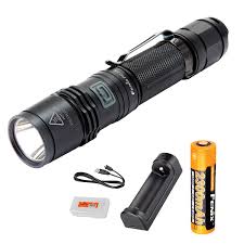 Black And Decker Flashlight Battery Fenix Pd35 Xm L2 U2 Led Tactical Flashlight W Genuine Fenix 18650 Rechargeable Battery And A Recharge Flashlight Tactical Flashlight Camping Lights Lanterns
