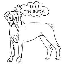 Printable boxer dog coloring pages. Boxer Dog Coloring Page Coloring Home
