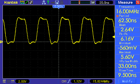 Cheap oscilloscope showing 16 MHz square wave - Electrical Engineering  Stack Exchange