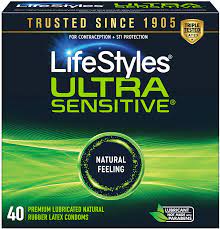 Select from a number of condom types, including different sizes, textures, and sensitivity. Amazon Com Lifestyles Ultra Sensitive Natural Feeling Lubricated Latex Condoms 40 Count Everything Else