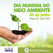 Coordenadora do dia do meio ambiente no brasil e da campanha mares limpos, fernanda daltro, falou à onu news sobre poluição plástica e o que pode ser feito para resolver o problema. 5 De Junho Dia Mundial Do Meio Ambiente Prefeitura Municipal De Mendes