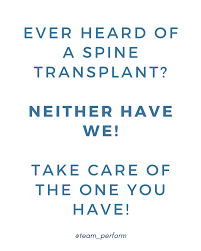  We Take Care Of The Spine You Have Performance Integrated Health Chiropractic Quotes Massage Therapist Quotes Physical Therapy Quotes