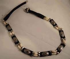 Bone Bead Hat Band Bead Patterns Pinterest Beaded Hat Bands Western Hat Bands Beaded Hat Band