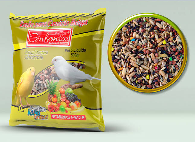 RACAO PARA PASSAROS - CANARIOS - 500G